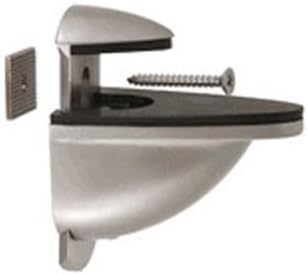 CRL Brushed Nickel Heavy-Duty Adjustable Shelf Bracket - Pack of 2 Brackets