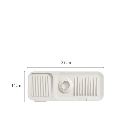 Alfombrillas para fregadero verde oscuro: protector de grifo antisalpicaduras 8