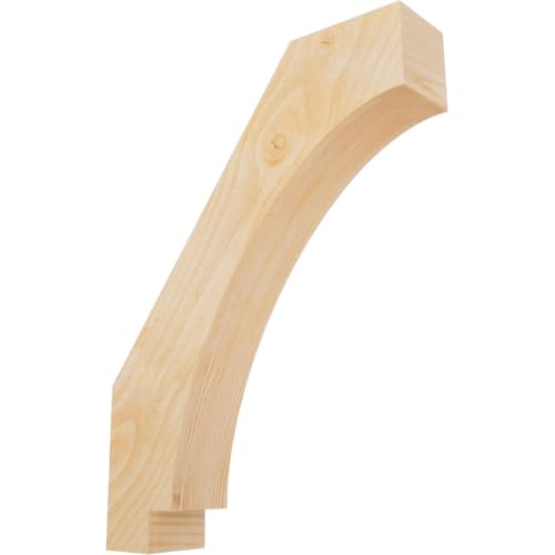 Ekena Millwork BRC04X18X24IMP00RDF 4"W x 18"D x 24"H Imperial Rough Sawn Knee Brace, Douglas Fir
