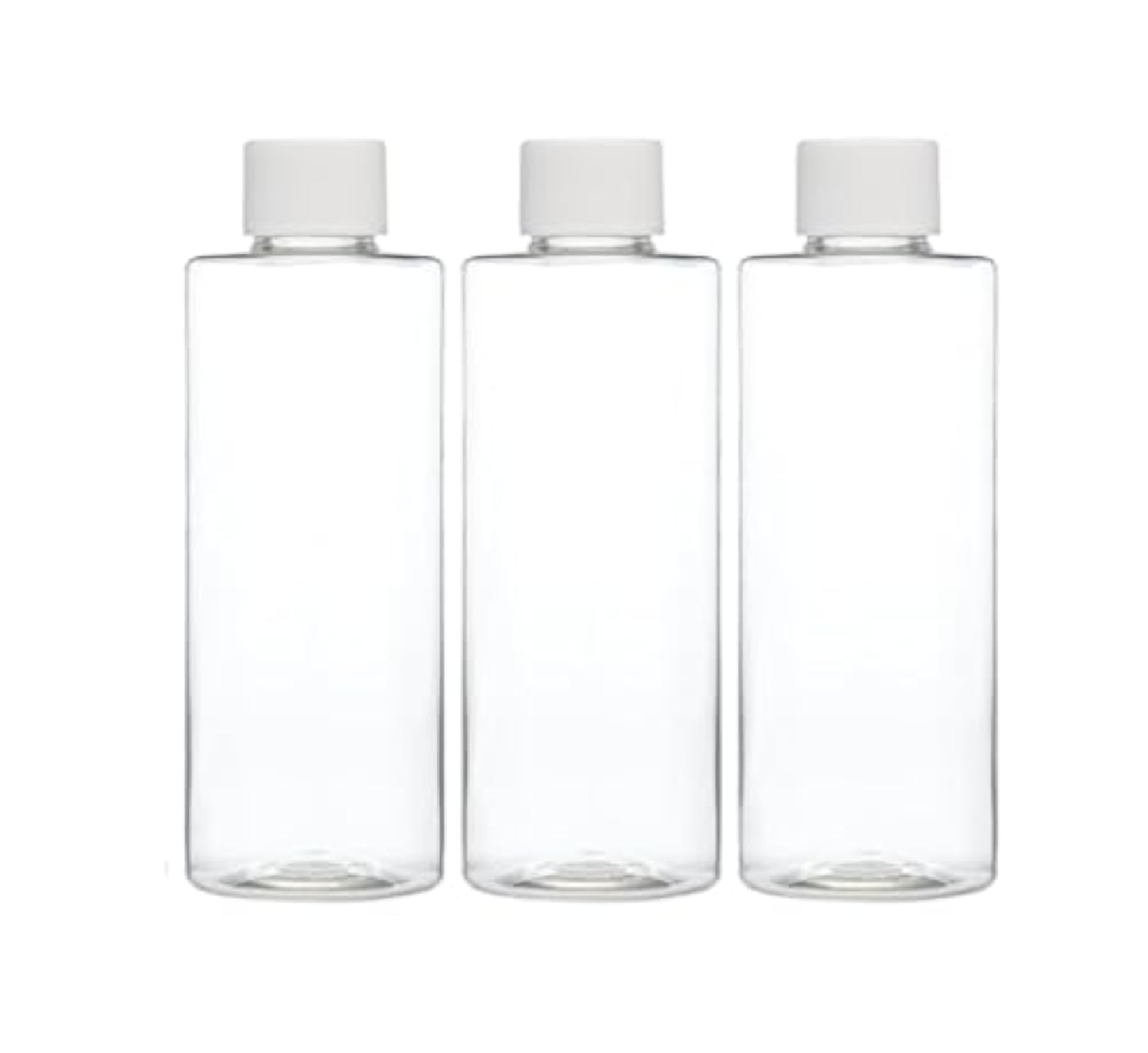 Refillable Plastic Bottles, 3-Pack for Travel