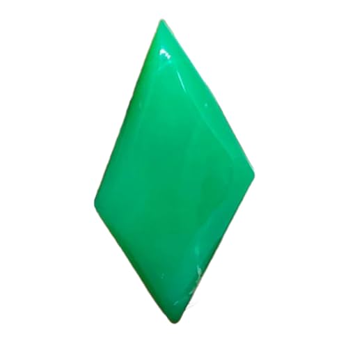Pierre chrysoprase naturelle 40x18x6mm pour fabriquer un pendentif DIY