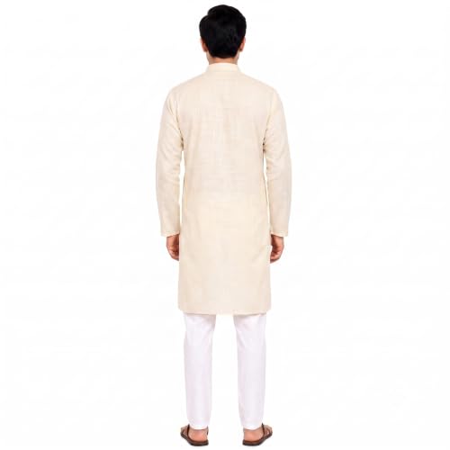 Image of Men's Digital Printed Kurta for Pooja Festival Ganesha