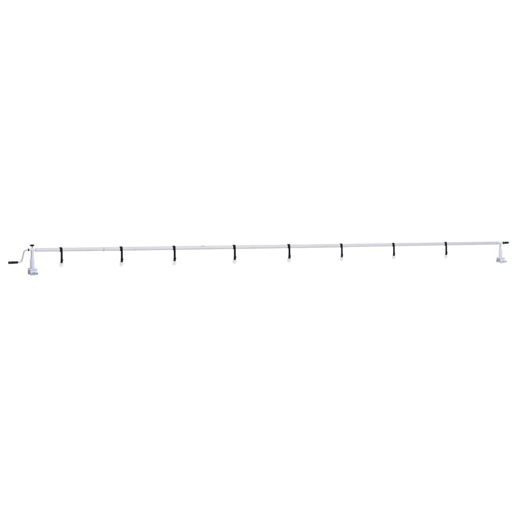 SKM Enrouleur pour bâche de piscine avec base en plastique (6,7 kg)