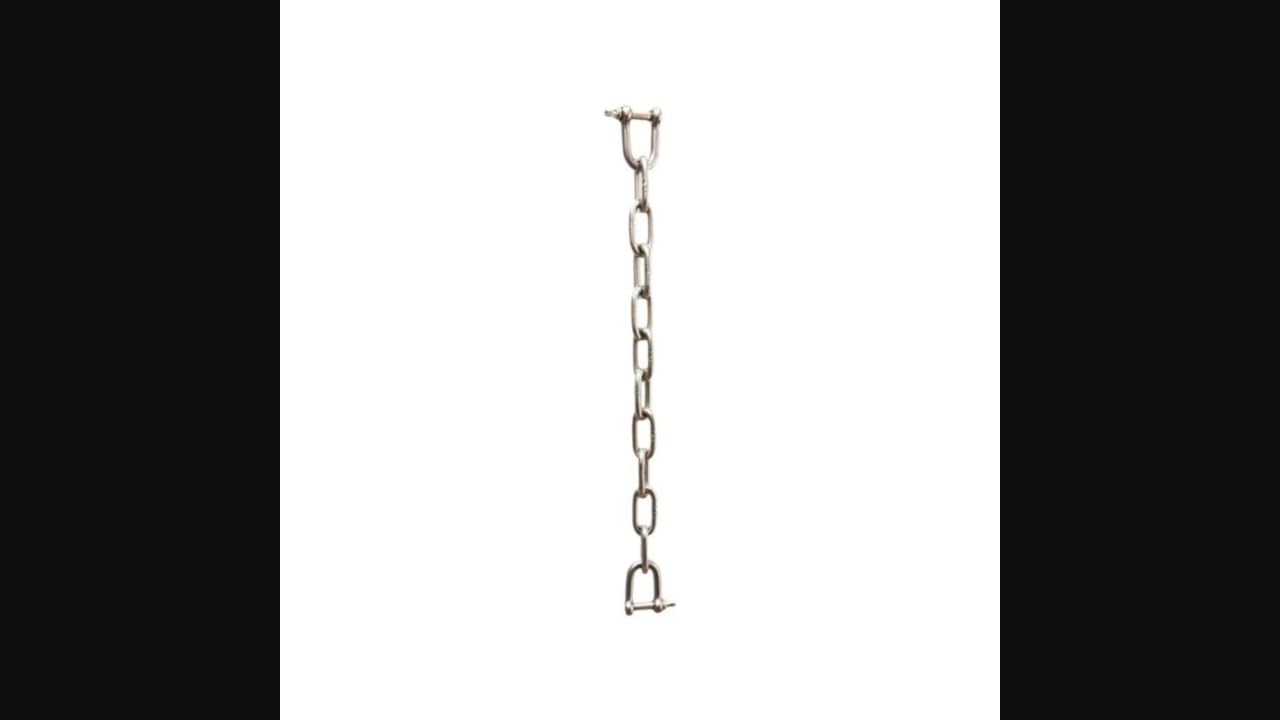 Stainless Steel Hanging Chain Outdoor Hanging Chain Rust-Resistant Extension 100cm M5 +2 Shackles-image-33