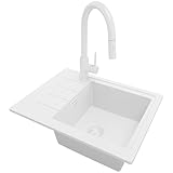 💎 RÉSISTANCE ET DURABILITÉ - L'évier encastrable Copenhague 550-45 Easy, mesurant 550x440x170 mm, s'adapte parfaitement aux meubles de 45 cm de large. L'installation de l'évier est simple et rapide, ce qui permet de gagner du temps. Grâce à l'utilisation de technologies modernes, l'évier se caractérise par une résistance exceptionnelle aux rayures, à la décoloration, aux impacts et aux chocs thermiques.