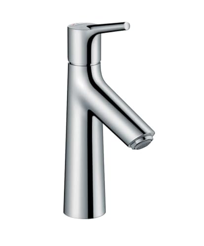 Hansgrohe 72022000 Talis S grifo de lavabo 100, CoolStart, con vaciador automático, cromo