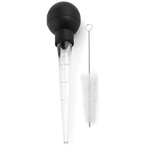 ANZONGYI Turkey Baster Set with Brush Cover