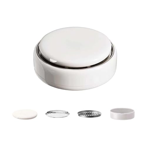 Tragbares Spulen-Werkzeugtaschen-Set, Schichtdesign, ABS-PP-Material für Zuhause, Wohnzimmer, Schlafzimmer, Garten, Terrasse Ncb321 (White, One Size)