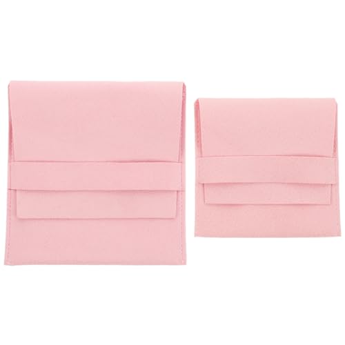 Cabilock Jewelry Pouches for Necklace Ring Bracelet Travel Soft Velvet Jewelry Bag Storage