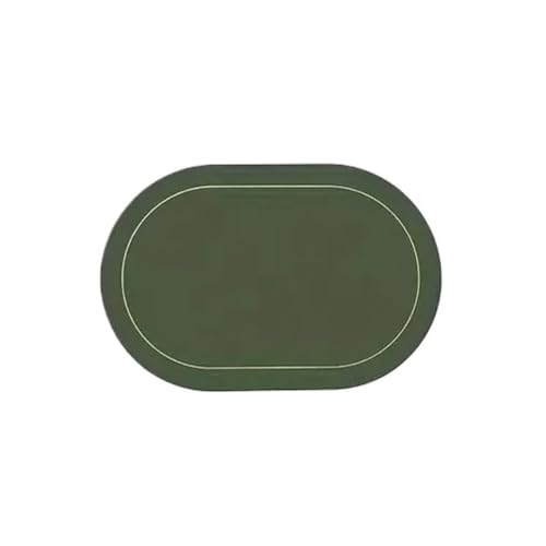 Tapis de table lavables vert napperon de table résistant à la chaleur essuyable 1pc - 2