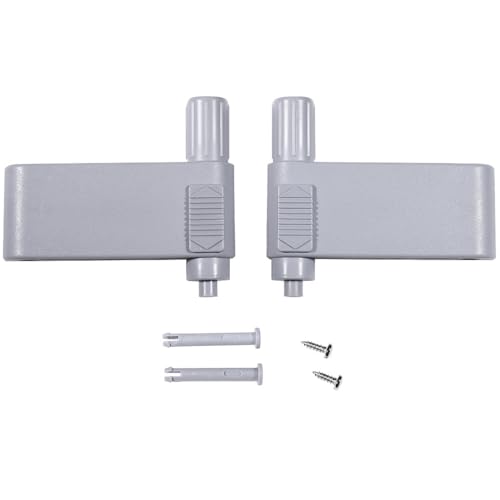 VHEUHZ Griffhebel Set AF86`/BA Ersatzteile Braas Atelier Dachfenster Kompatibel mit Braas Atelier-Fenster BA und AF-Dörken Griffgarnitur Grau Griffset (Grau)