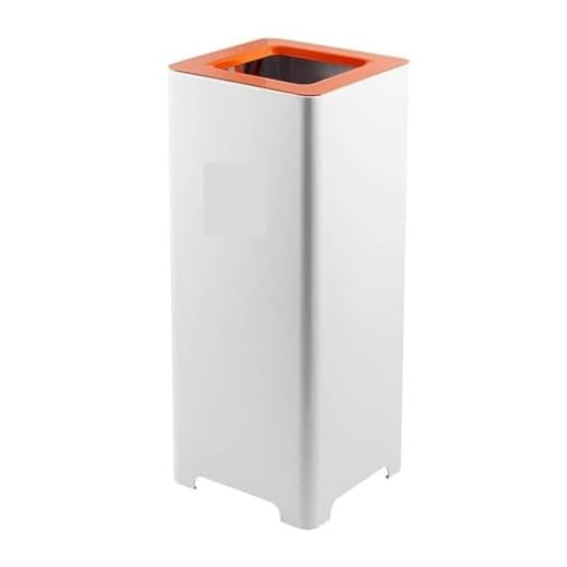 Elegant Metal Trash Can for Indoor Use