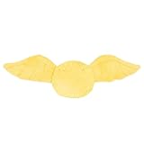 KIDS PREFERRED Harry Potter Golden Snitch Plush Stuffed Animal a Soft Golden Ball with Detailed Embroidered Wings for Babies, Toddlers, and Kids 3 Inch Ball with Wings