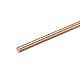 sourcing map 5 mm Durchmesser 100 mm Länge Massivkupfer Rundstab Drehbank Stangenmaterial für DIY Handwerk CNC Schneiden