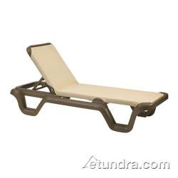 Grosfillex Marina Sling Chaise Lounge - 99414137 14 pack
