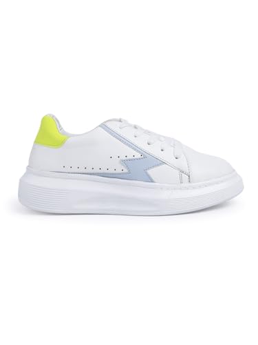 Image of Longwalk White Sneakers for Women & Girls | Trendy & Lightweight Casual Shoes