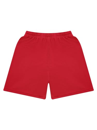 TiaoBug Kids Boys Athletic Shorts Solid Color Running Basketball Bottom Training Workout Sports Trunks4