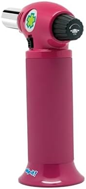 Whip-It! Ion Torch - All Pink. Butane Torch Lighter, Refillable Cooking Torch with Adjustable Flame, Safety Lock for Soldering, Kitchen, Welding