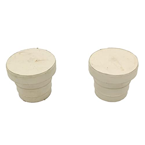 Leefasy 2Pcs Ladder Rubber Stopper Replacement Safety Guard Swimming Pool Supplies White Ladder S #TOP2