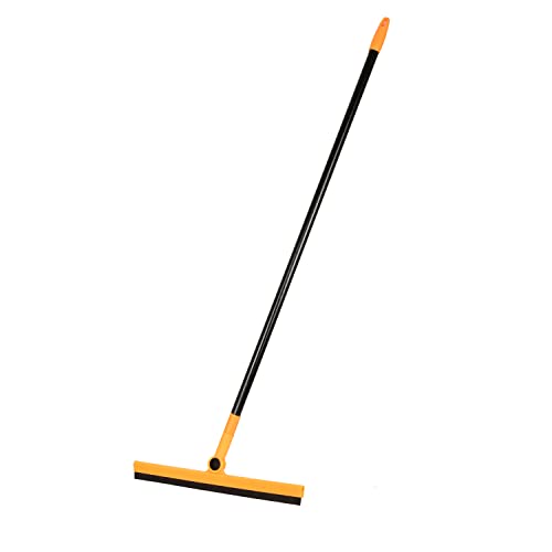 Image of Zureni Floor Squeegee Wiper with Telescopic Handle Angular 180 Rotatable Movement Metal Rod for HOM