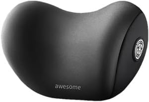 Image of Car Neck Pillow Neck Supporter with Adjustable Strap & Removable Breathable Cover Memory Foam Cervical Support for Car & Office Head Rest Cushion Neck Pain Relief for Long Drive, Black