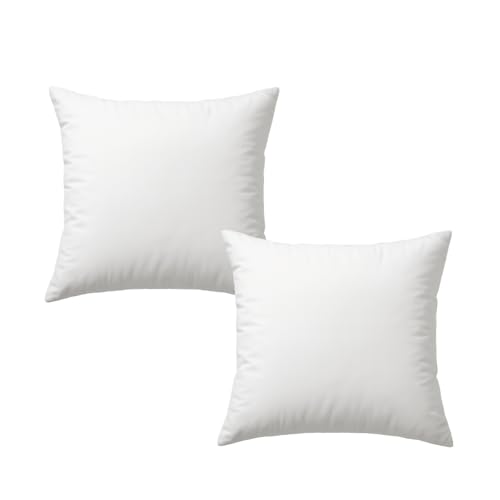 La mejor comparación de Cojin blanco . 49 Mosley Paquete de 2 Piezas, Relleno hipoalergénico de Almohada de Forma Cuadrada, Varias Medidas y Cantidades (2, 40X40 cm)