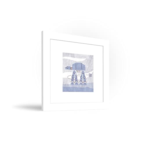 Poster Star Wars AT-AT encadre pour deco murale chic - 2