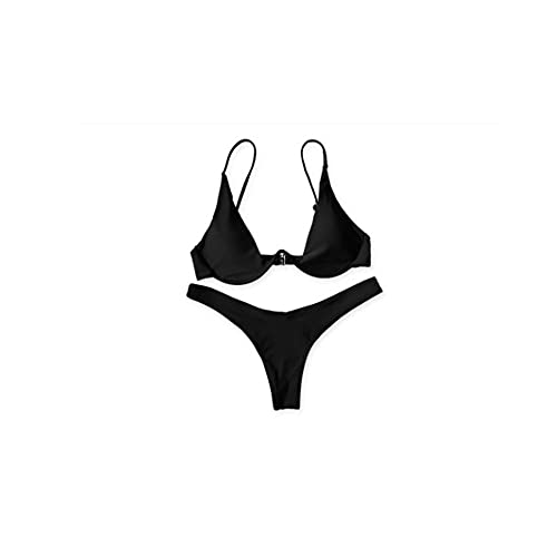 Gxswlaaa Roupa de banho biquíni sexy brasileiro conjunto de biquíni feminino 4 cores bandagem biquín