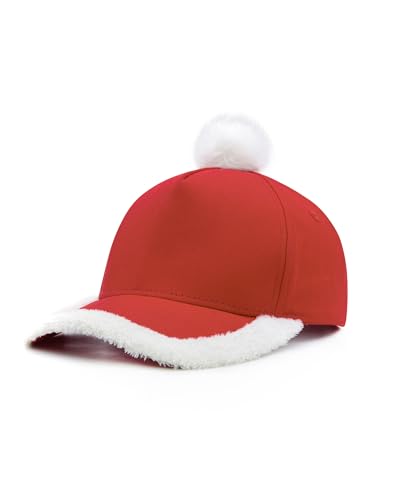 Stymora Basecap Weihnachtsmütze Damen Herren, Plüsche...