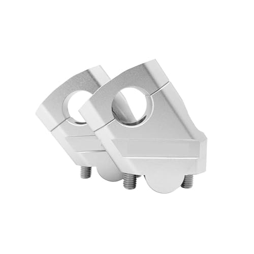 NC750X CB500X R1200GS F850GS �I�[�g�o�C���j�o�[�T�� 28 �~�����[�g�� 1 1/8 "22 �~�����[�g�� 7/8" �n���h���o�[���C�U�[�o�[�}�E���g�n���h���N�����v�ƌ݊�������(22mm Silver)