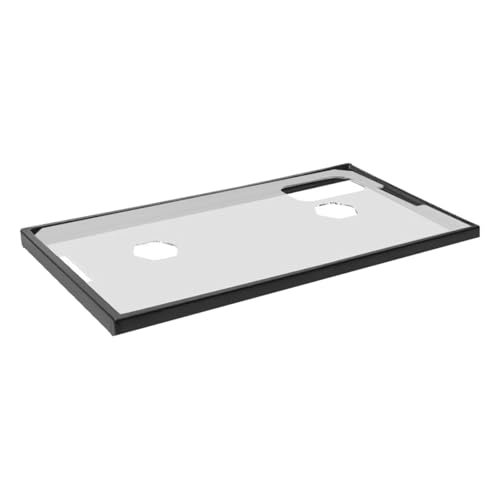 FashionCha Aquariumdeckel Acryl Glasabdeckung Schutznetz Sprungschutz Durchsichtiger Deckel mit Fütterungslöchern für Aquarien Ohne Mittelstrebe Heimdekoration T, für 40, 40 cm X 22.5 cm X