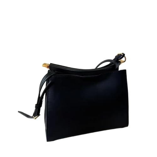 Sac à bandoulière vertical en cuir véritable avec finitions artisanales et doublure premium