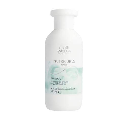 Wella Professionals NUTRICURLS Champú para Ondas - Nutre y Define las Ondas - Formulado con el Complejo Nourish-In - Sin Sulfatos, 250 ml