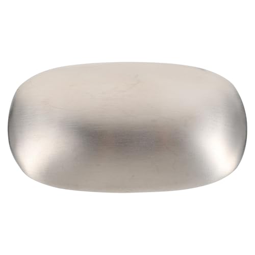 HOMSFOU Jabón de Cocina de Acero Inoxidable para Eliminar Olores, Barra Cuadrada Plateada, Eliminador de Olores de Ajo y Pescado, Absorbente para Manos en Uso Doméstico y Hotelero