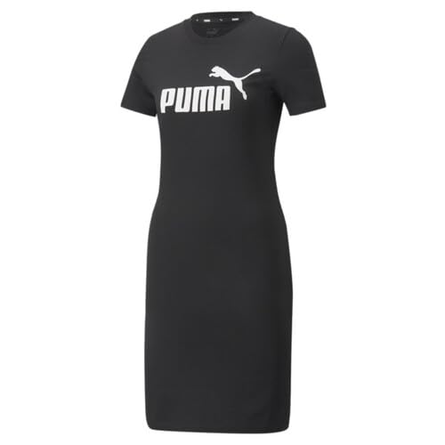 PUMA Slim Tee Dress, Vestido Mujer, Preta (Black), M