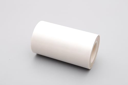 Image of 1Roll 10m Black /White PTFE Teflon Tape Nonstick Tape 500℉ High-Temp Fiberglass Adhesive Tape (White, 4-inch x 33FT)