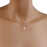 Tiny Rose Gold Initial Necklace, Dainty Monogram Charm Trendy Jewelry, Bridesmaid Gifts, Flower...