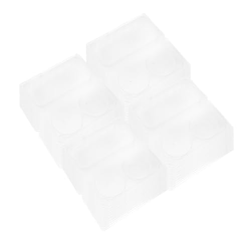 BCOATH Individual Egg Tart Boxes 100packs Small Boxes for Egg Tart Packaging Take Away