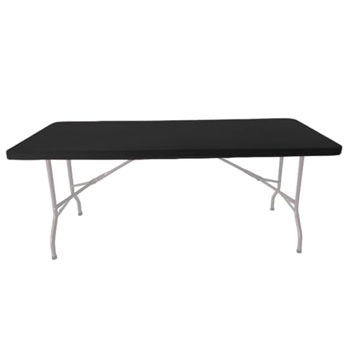 Generisch - Cubiertas de mesa de picnic con manteles elásticos de 6 pies con borde elástico - Cubierta elástica para mesa de terraza, protección de mesa para fiestas, exteriores, pícnic