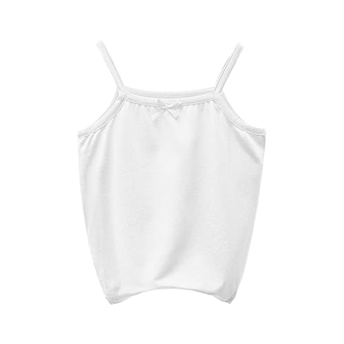 White Tops for Kids Elastic Base Candy Color Ice Sense Girls Underwear Summer Activewear Top Girls