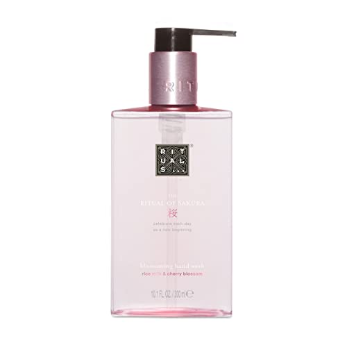 RITUALS Jabón de Manos de The Ritual of Sakura, 300 ml - Con leche de arroz y flor de cerezo - Propiedades nutritivas y renovadoras de la piel