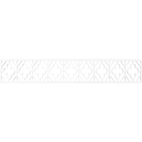 46 5/8"W x 8"H x 3/8"T Hazelton Fretwork Moulding, Architectural Grade PVC