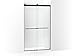 Kohler 702428-L-BL Levity Plus 3/8 Shower Door 82x 47-5/8 with Towel Bar in Matte Black