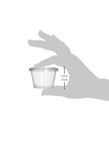 Clear Gelatin Plastic Shot Glasses | 40 Ct. | 2.5 oz.