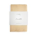 snuggle me Swaddle | Organic Cotton Swaddle Blanket, Soft Stretch, 47 x 47 inches (Honey)