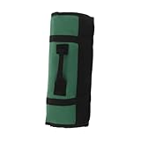 ARTSEWPLY Bolsa Enrollable para de Chef Resistente y Portátil con Compartimentos Protectores Maletín de Cocina Multifuncional para Camping y Exterior Color Verde