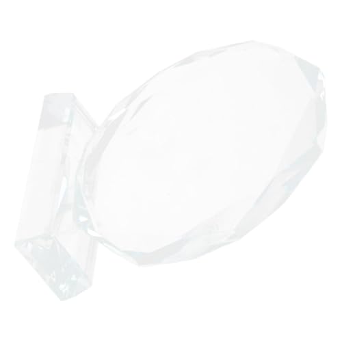 BESPORTBLE Blank Crystal Trophy Award Elegant Glass Trophy Cup for Achievement Recognition for Competitions Celebrations and Academic Honors Unique Design for Memorable Awards