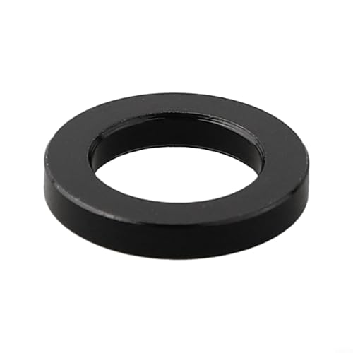 Bike Hubs Axle Washer, Aluminum Alloy Flat/Conical Washers Hub Flanged Axle Nuts for Mountain Road Commute Bike Wheel Axle(M12x3mm)