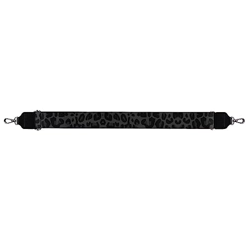 Image of Halloween Handbag Strap Canvas Purse Strap Colorful Bat Black Shoulder Strap Multicolor Bats Replacement Strap
