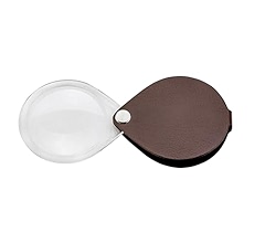 ESCHENBACH 3.5倍 レザー折りたたみスクエアポケット拡大鏡 シルバー ESCHENBACH 3.5倍 レザー折りたたみスクエアポケット拡大鏡 シルバー